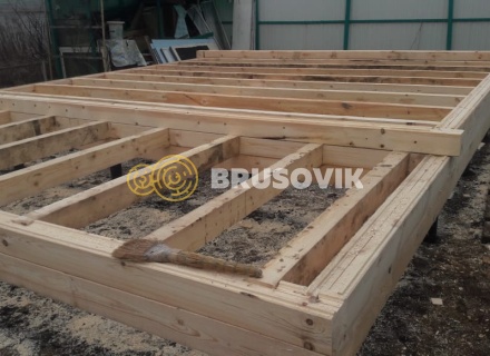 Дом 6х8 м из профилированного бруса 145х145 мм в Ивантеевке