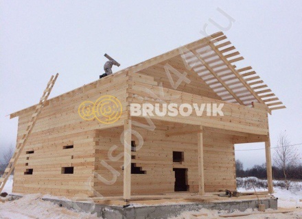 Дом 8х11 из бруса