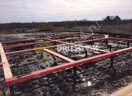 Дом из бруса по проекту № 6