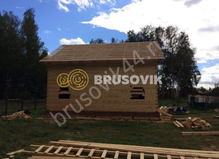 Брусовой дом для заказчика