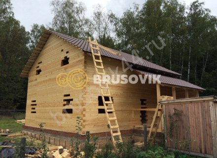 Брусовой дом для заказчика