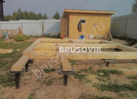  Баня из проф. бруса 145х145 мм