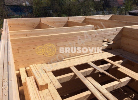 Возведение дома из бруса