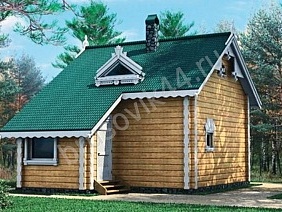 Проект №3 баня из бруса 6х8