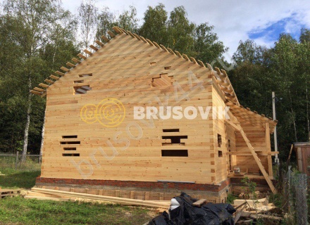 Брусовой дом для заказчика