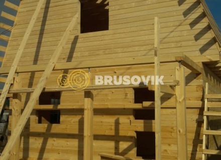 Дом 6х8 м из профилированного бруса 145х145 мм в Ивантеевке