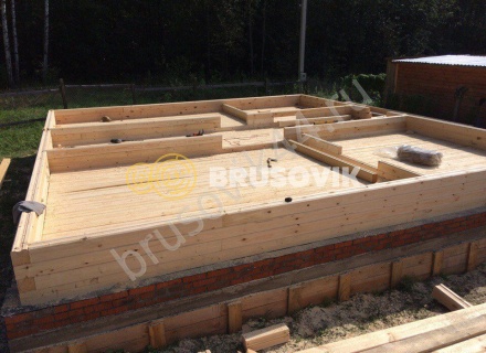 Брусовой дом для заказчика