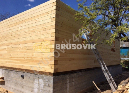 Возведение дома из бруса