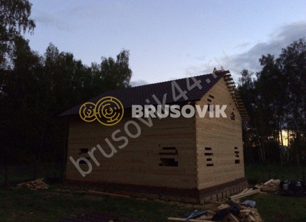 Брусовой дом для заказчика