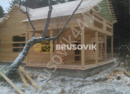 Дом 10х11 из профилированного бруса 145х195 мм