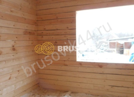 Дом по проекту заказчика из обрезного бруса