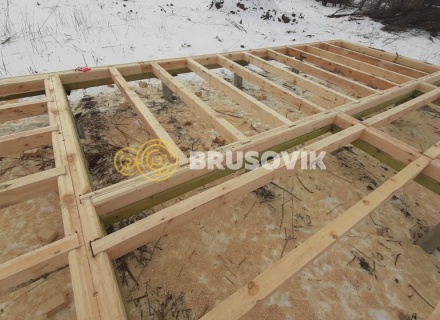 Дом 9х9 из профилированного бруса 145х195 мм, Костромская область, поселок Зарубино