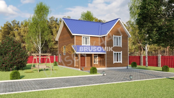 Проект №68 дома из бруса 10х9