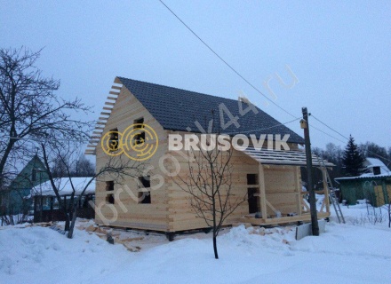 Строительство брусового дома