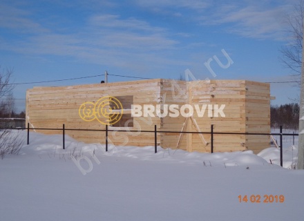 Дом из обрезного бруса 150х150 мм по проекту №67