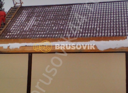 Дом по проекту заказчика из профилированного бруса 145х145 мм